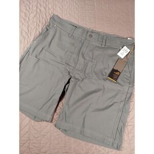 Orvis Outdoor Work Shorts Mens 40 Storm Gray Double Knee Canvas 3B6A 0940 NWT